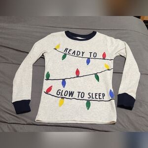 Festive Print PJ Top